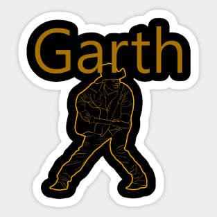 Garth Brooks Sticker
